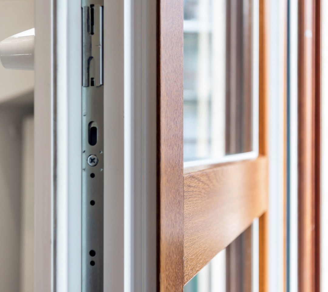 Security mesh door with MeshSecure's lock system.